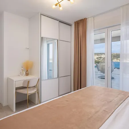 Private Seaside Porat In Ostricka Luka, Kanica, Rogoznica With Pool