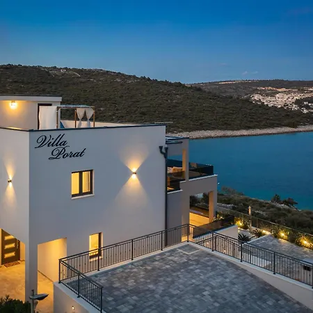 Private Seaside Porat In Ostricka Luka, Kanica, Rogoznica With Pool *