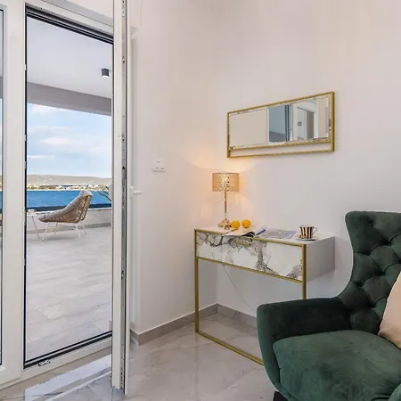 Private Seaside Porat In Ostricka Luka, Kanica, Rogoznica With Pool Villa