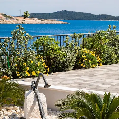 Private Seaside Porat In Ostricka Luka, Kanica, Rogoznica With Pool Villa