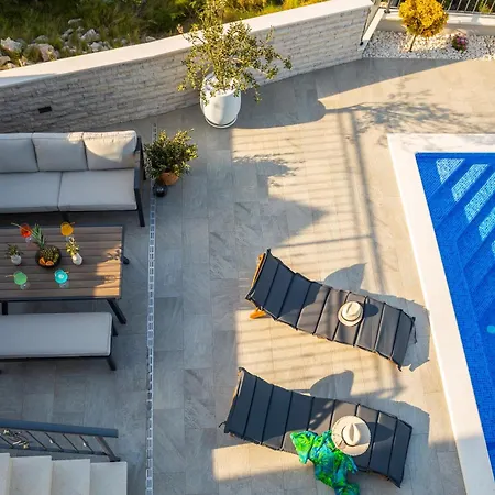 Private Seaside Porat In Ostricka Luka, Kanica, Rogoznica With Pool Villa *