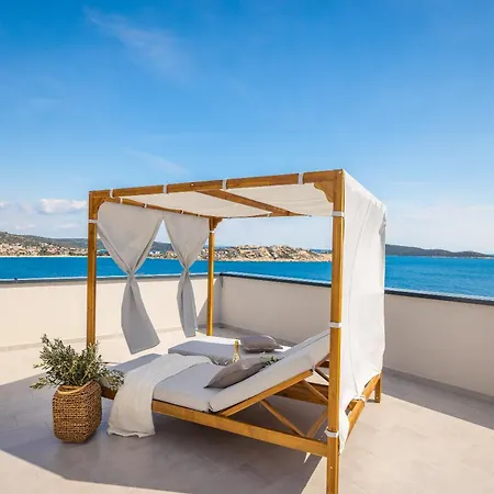 Private Seaside Porat In Ostricka Luka, Kanica, Rogoznica With Pool Villa Zaglavice