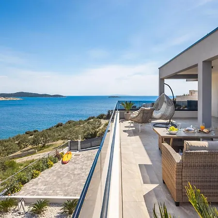 Private Seaside Porat In Ostricka Luka, Kanica, Rogoznica With Pool